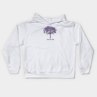 Save the trees Kids Hoodie